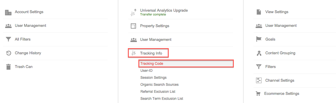 google analytics basics tracking code