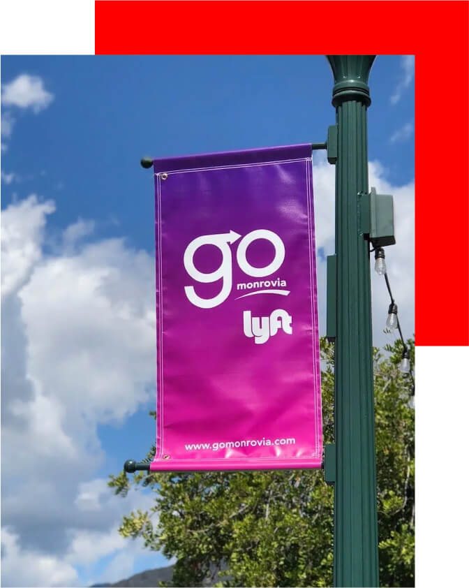 GoMonrovia Street Flag